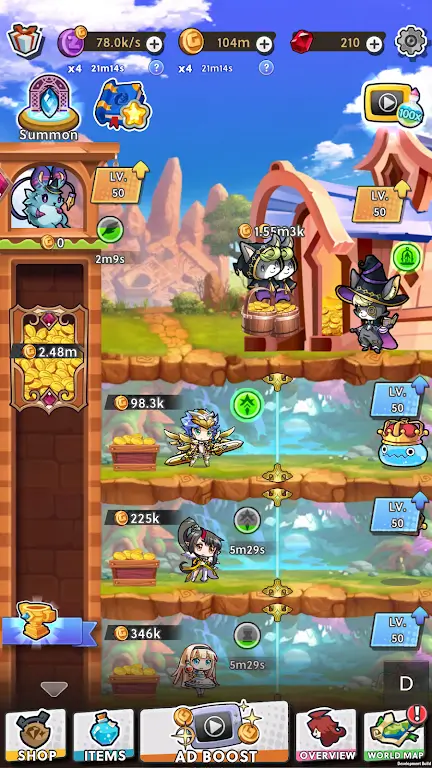 Idle RPG Tower Zrzut ekranu 1