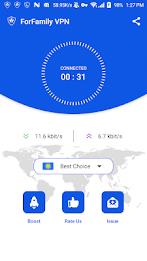 ForFamily VPN (Unlimited VPN) Ảnh chụp màn hình 2