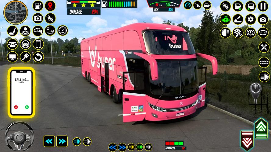 Bus Games 2023 Coach Bus Game ဖန်သားပြင်ဓာတ်ပုံ 2