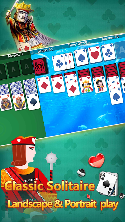 klondike solitaire :card shark Screenshot 2