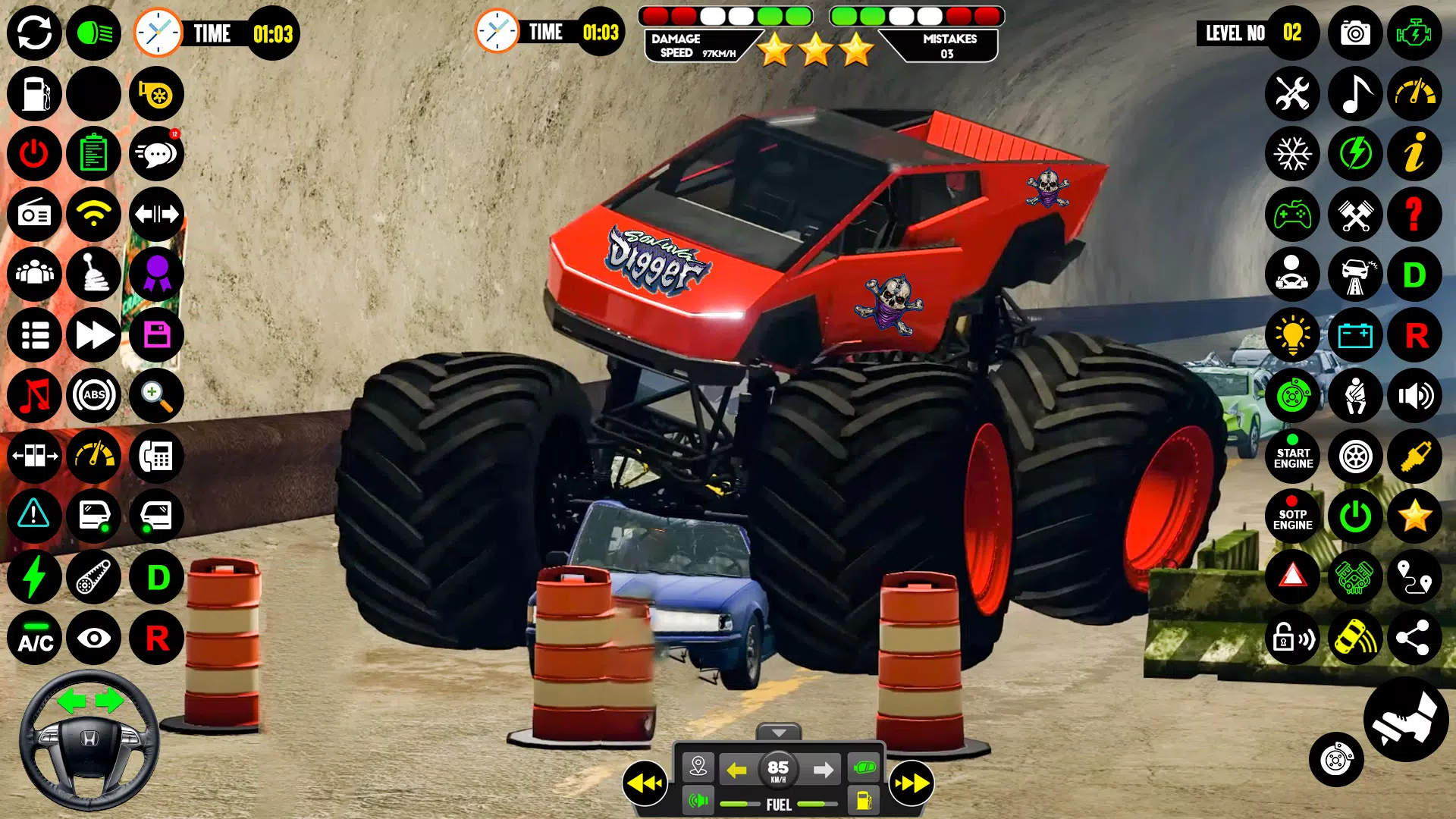 4x4 Monster Truck Game - Derby Captura de tela 4