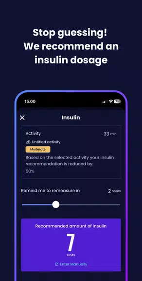 Hedia Diabetes Assistant Captura de tela 2