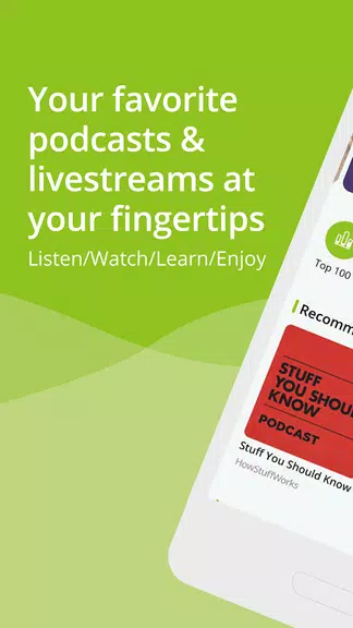 Podcast Player App - Podbean 스크린샷 1