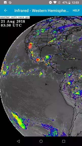 Simple Satellite Weather Loops Screenshot 1
