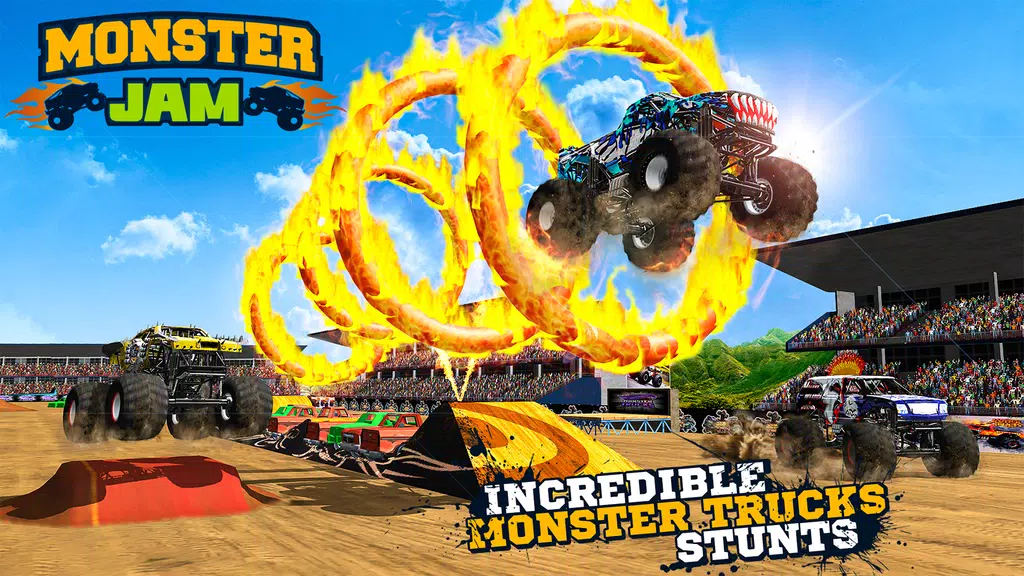 Monster Truck Jam: Truck Games 스크린샷 1