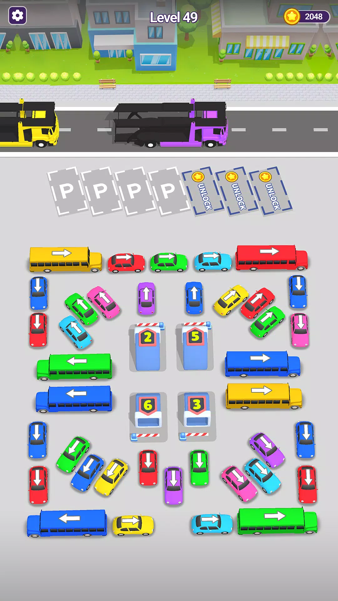 Schermata Mini Car Jam: Parking Puzzle 1