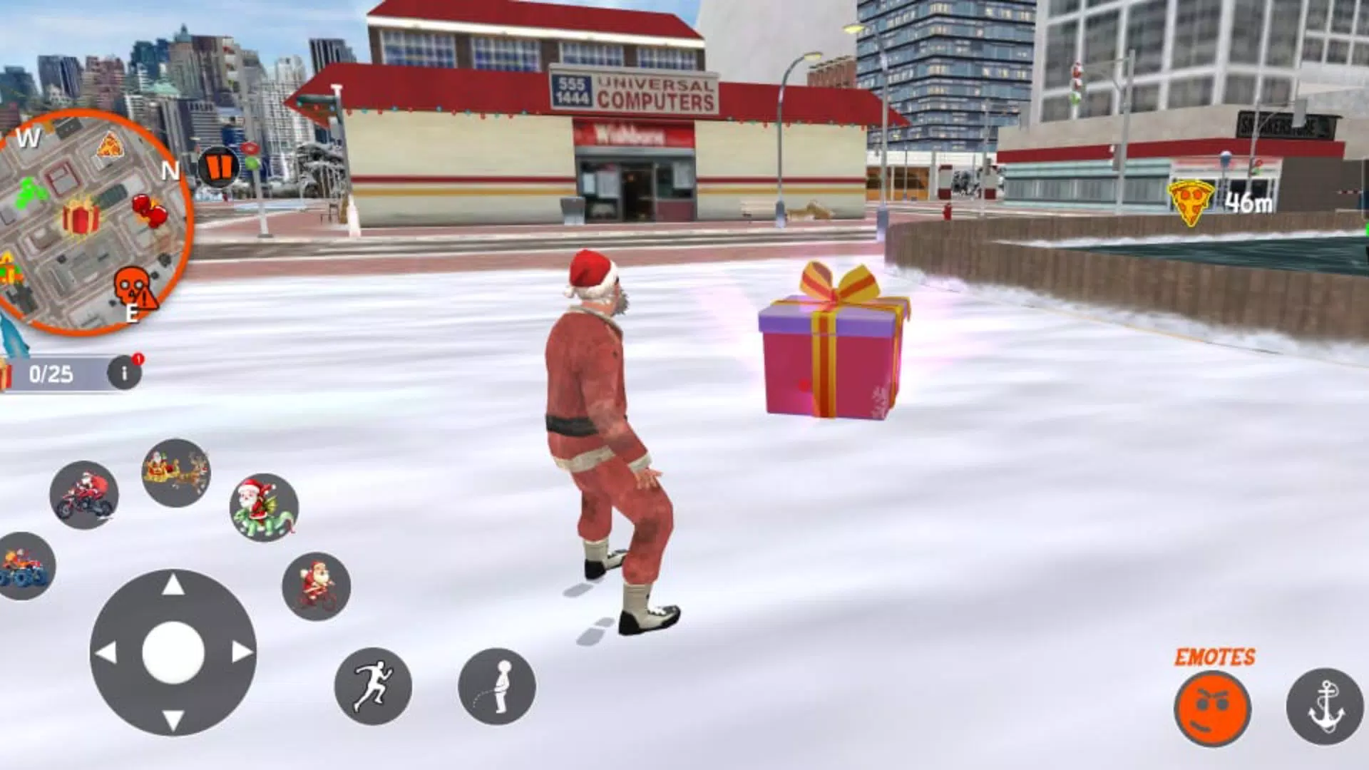 Gangster Santa Openworld Game Captura de pantalla 3