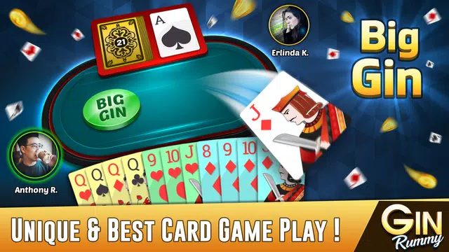 Gin Rummy Offline Card Game 스크린샷 3