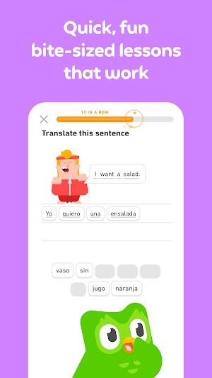 Duolingo Zrzut ekranu 2