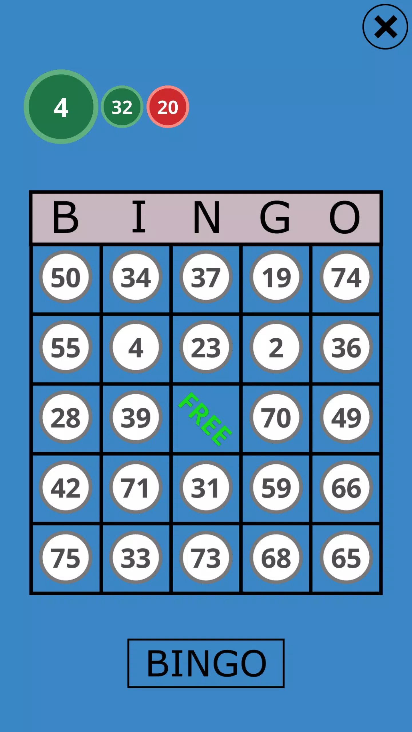 Classic Bingo Touch Captura de tela 1