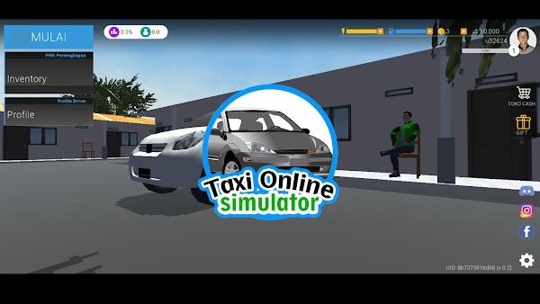 Taxi Online Simulator ID ภาพหน้าจอ 1