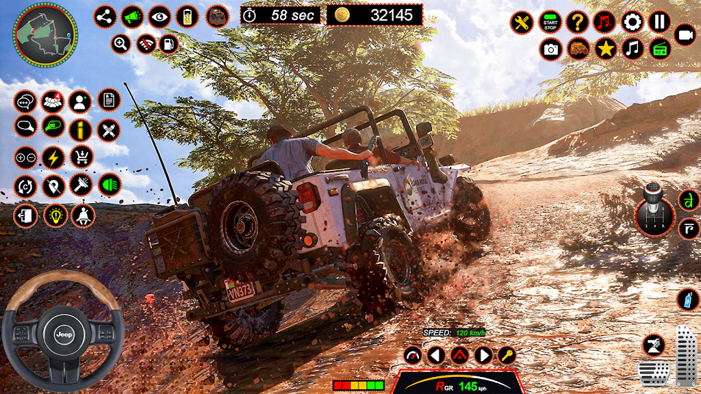 4x4 Jeep Driving Offroad Games スクリーンショット 4