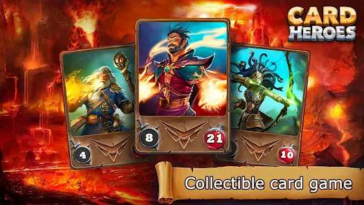 Card Heroes: TCG/CCG deck Wars Mod 스크린샷 2