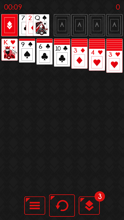 Solitaire - Klondike Redstone Tangkapan skrin 2