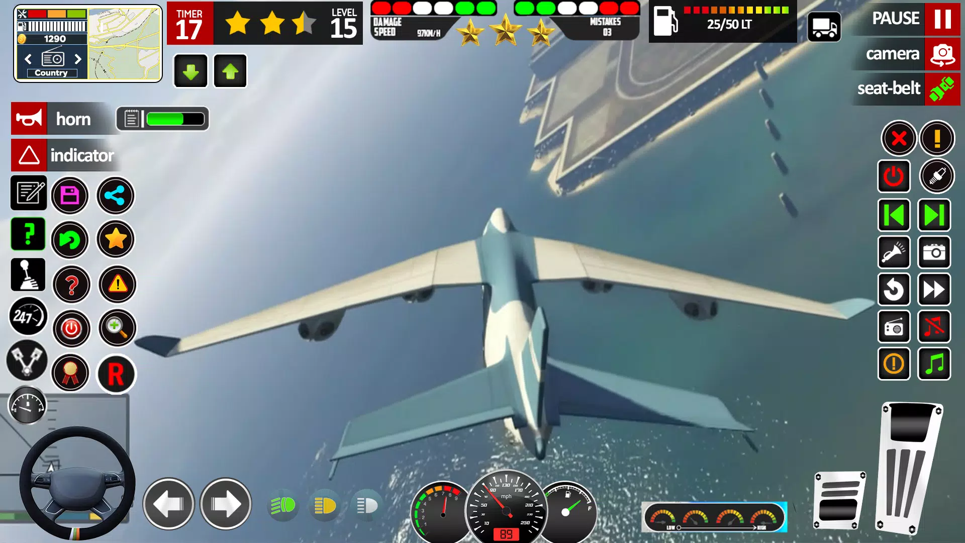 Plane Game Flight Simulator 3d Captura de pantalla 1