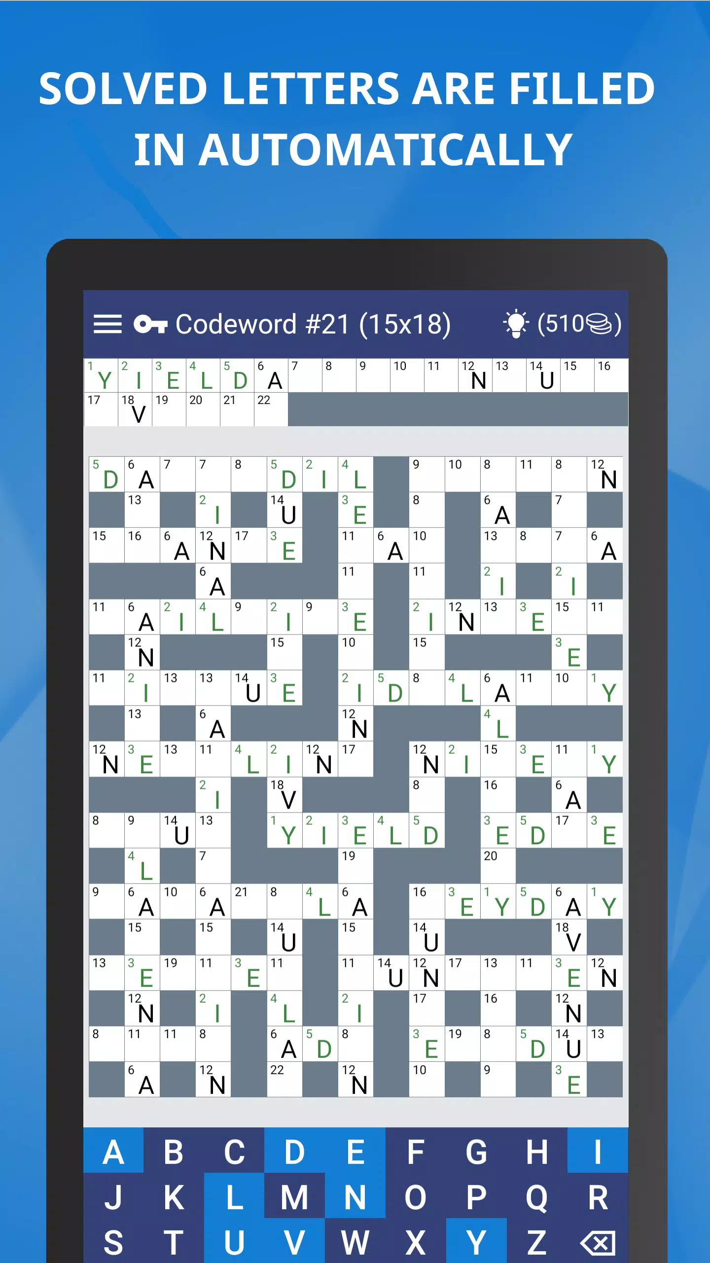 Keywords — Codeword Puzzle Capture d'écran 4
