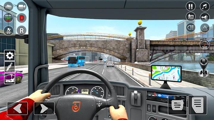 Bus Simulator Bus Driving Game Tangkapan skrin 3