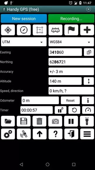 Handy GPS lite Captura de pantalla 1