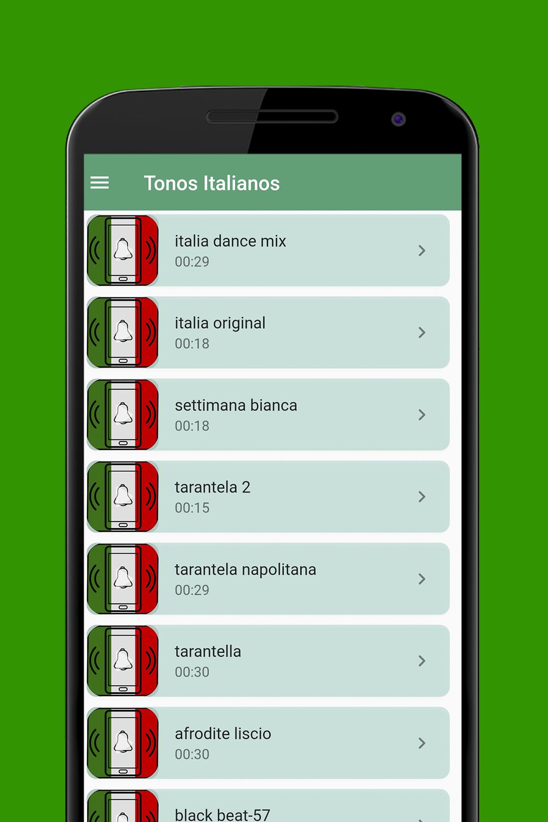 Italian Music Ringtones Capture d'écran 3