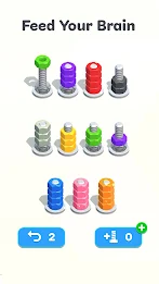 Nuts & Bolts, Color Screw Sort Zrzut ekranu 1