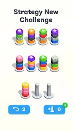 Nuts & Bolts, Color Screw Sort Zrzut ekranu 2