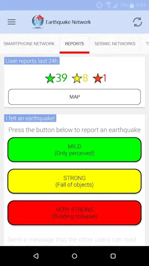 Earthquake Network PRO Screenshot 4