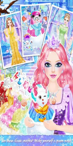 Princess Salon: Frozen Party Mod Schermafbeelding 3