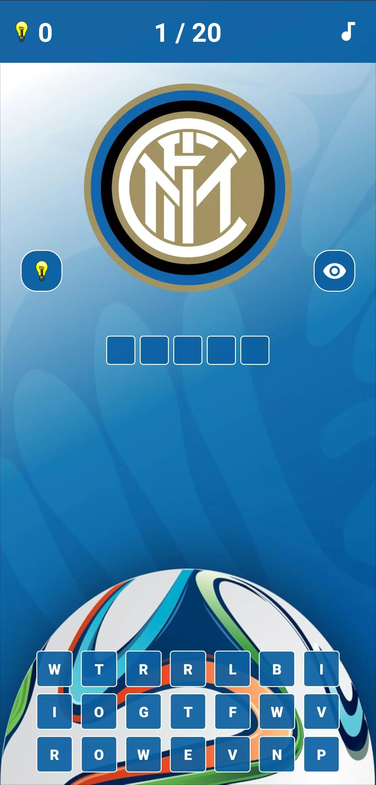 Soccer Clubs Logo Quiz Captura de tela 3