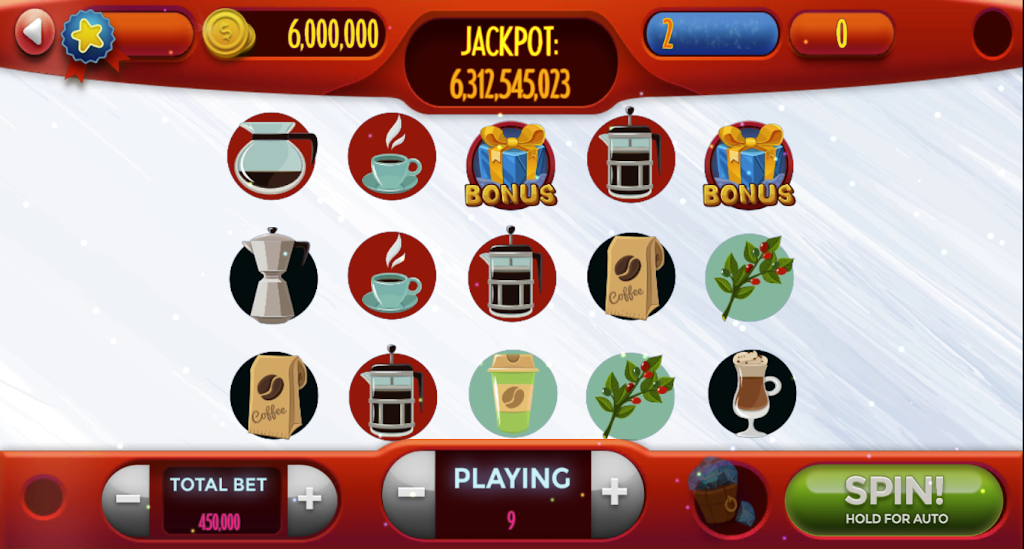 Coffee-Slot Machine Games Zrzut ekranu 1