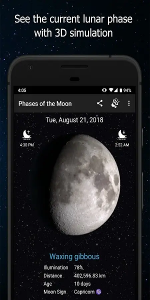 Phases of the Moon Pro Screenshot 1