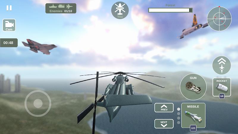 Helicopter Simulator: Warfare स्क्रीनशॉट 3