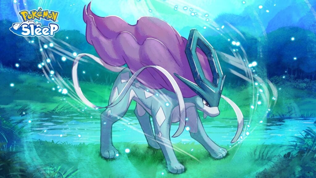 Suicune သုတေသန Pokémon Sleep သို့ရောက်ရှိလာသည်