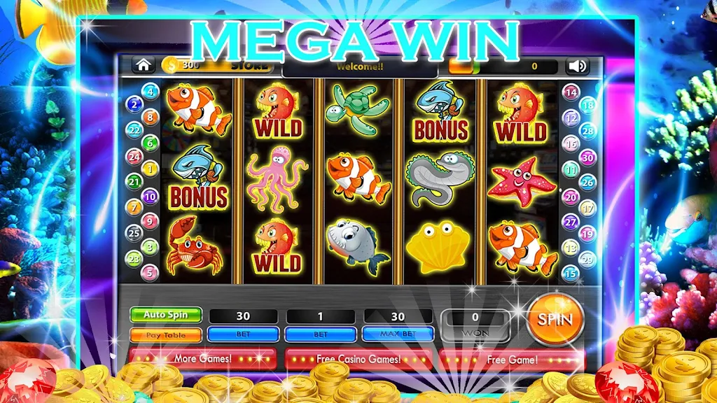 Dolphin Slots: Big fortune Captura de tela 1