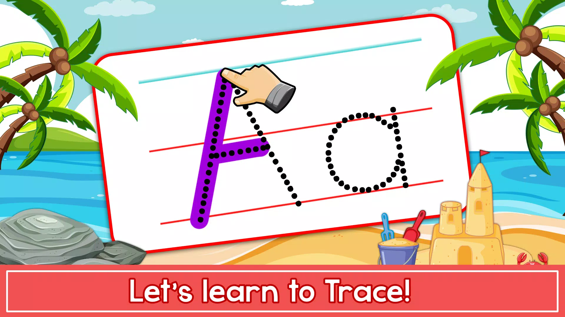 ABC Tracing Kids Learning Game Captura de tela 1
