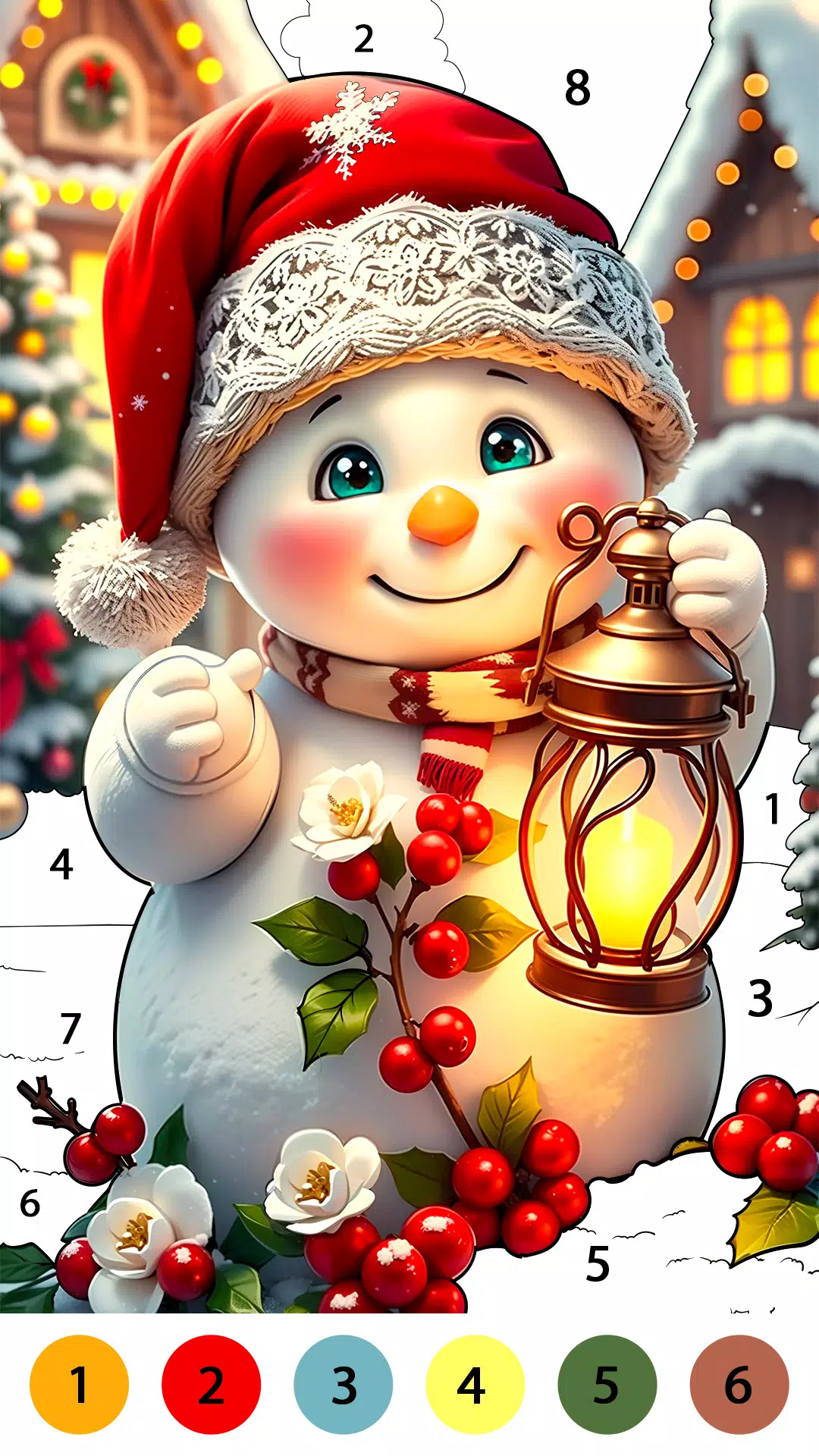 Christmas Cute Coloring Game স্ক্রিনশট 3