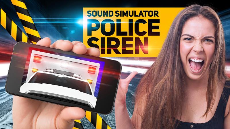 Police sound siren simulator स्क्रीनशॉट 1