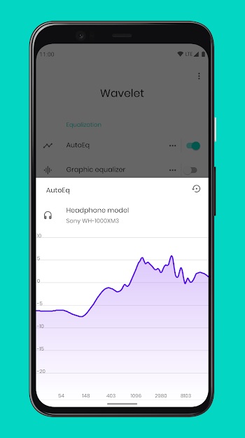 Wavelet: headphone specific EQ Captura de tela 1