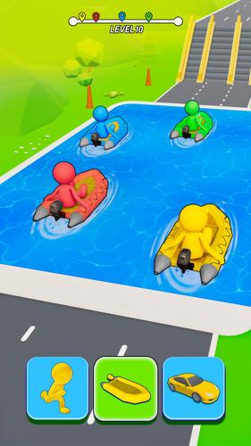 Shape Car Transform Race ภาพหน้าจอ 1