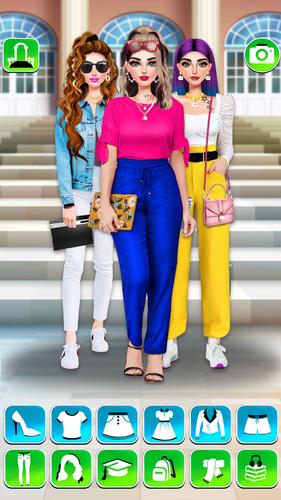 College Girls Fashion Dress Up Screenshot 1