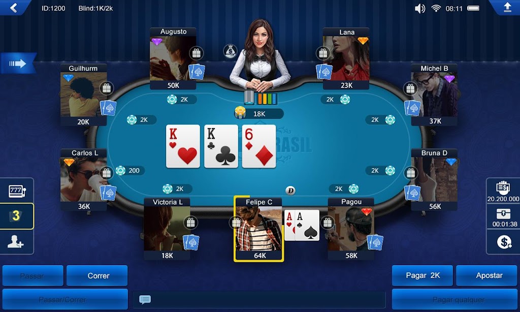 Poker Brasil HD スクリーンショット 2