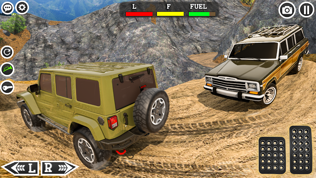 4x4 Mountain Climb Car Games Tangkapan skrin 3