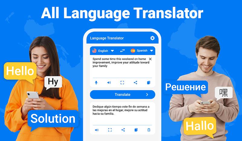 All Translate Language App Zrzut ekranu 1