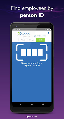 TOTVS RH Clock In Captura de tela 3