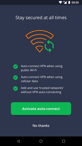 Avast SecureLine VPN Proxy Screenshot 1