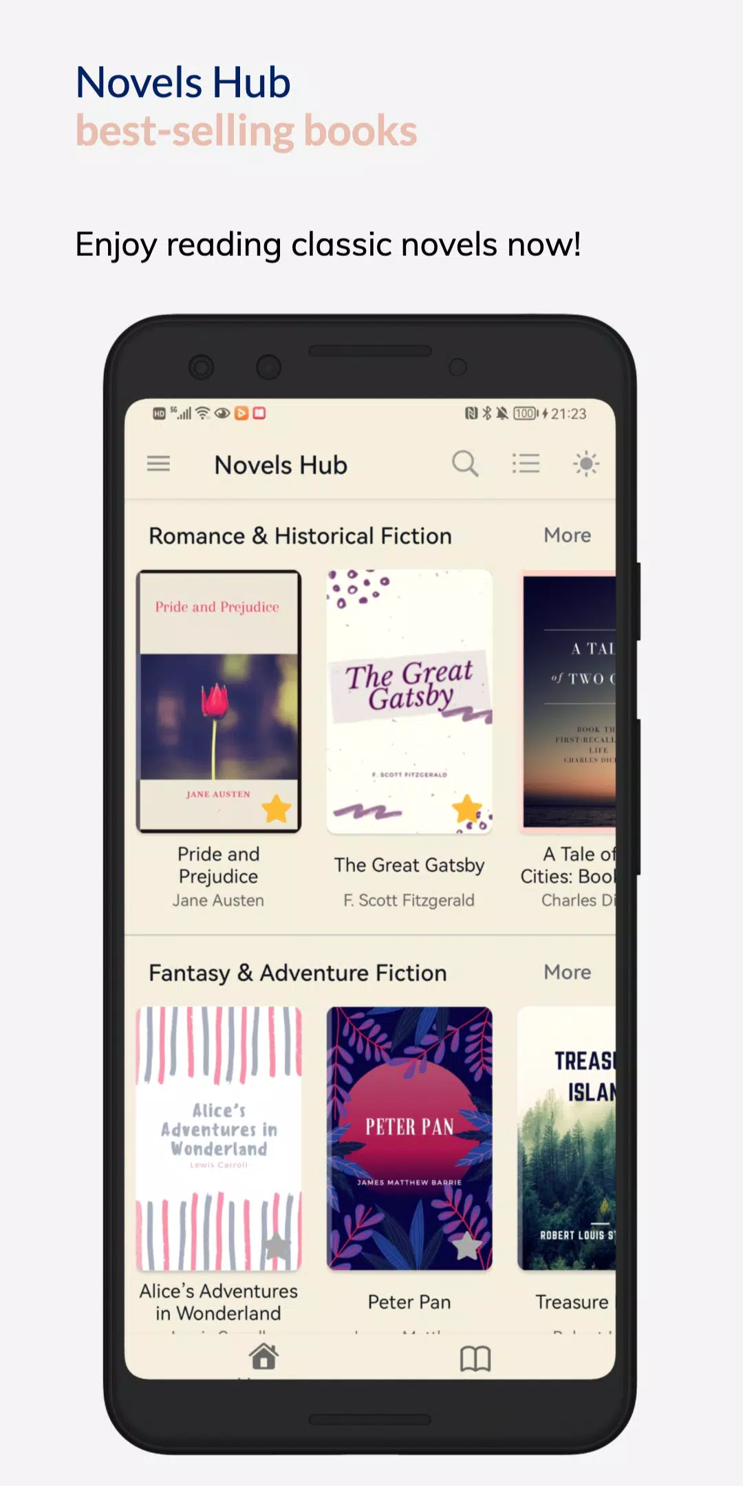 ClassicReads: Novels & Fiction 스크린샷 1