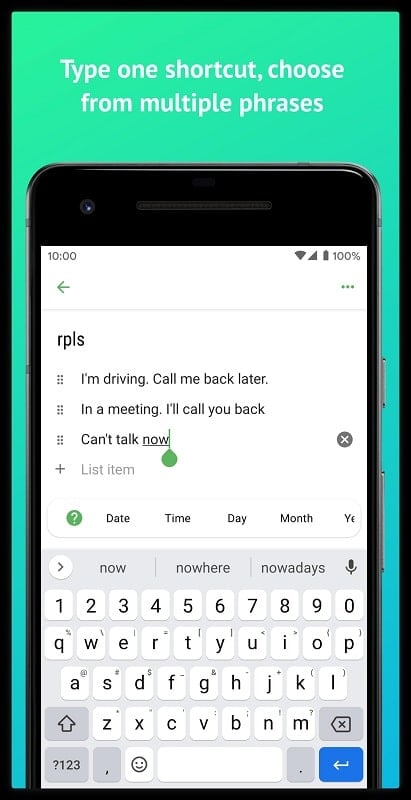 Texpand: Text Expander ဖန်သားပြင်ဓာတ်ပုံ 2