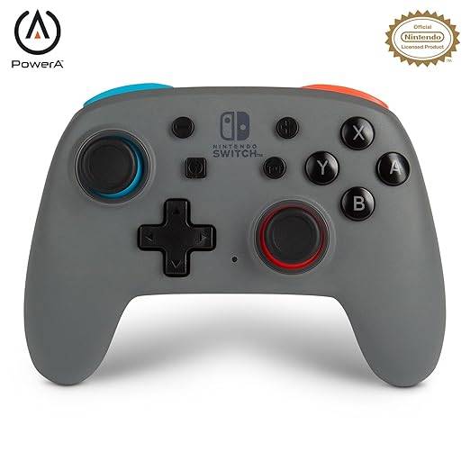 Nintendo Switch的Powera Nano增強無線控制器-Grey -Neon