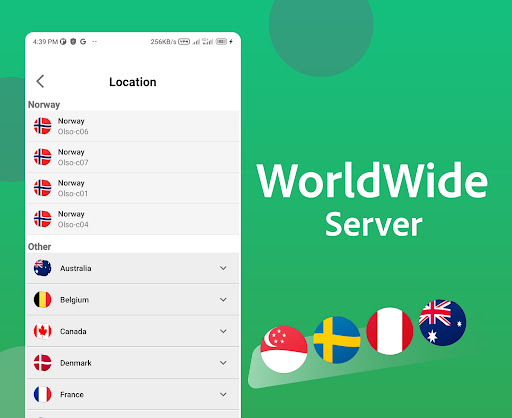 Norway VPN - Norwegian IP Fast ဖန်သားပြင်ဓာတ်ပုံ 3