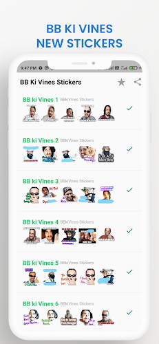 BB Ki Vines Stickers应用截图第1张