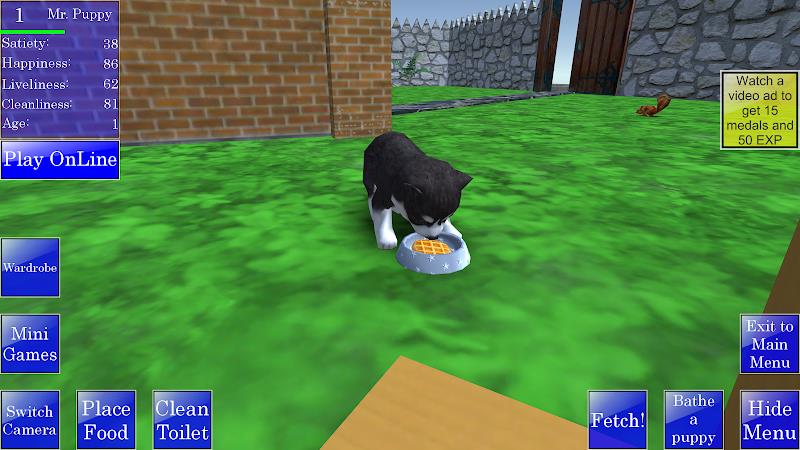 Cute Pocket Puppy 3D स्क्रीनशॉट 1